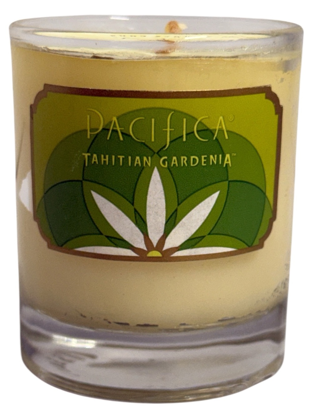 Pacifica Beauty Tahitian Gardenia Scented Votive Candle 3oz